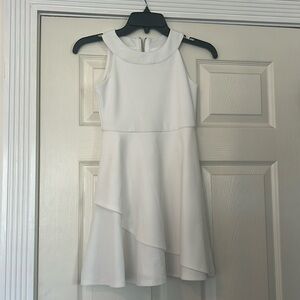White sleeveless dress. Girls size 7. Blush by us Angels